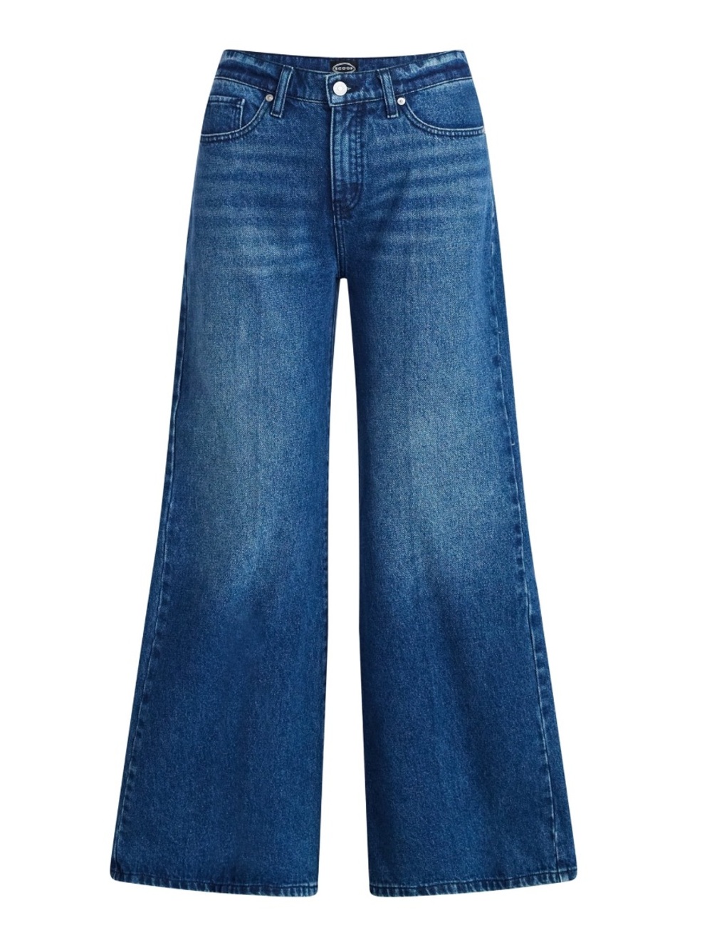 New Flare Slouchy Relaxed Wide Leg Jeans Dark Wash